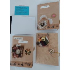 A6 pad with removable covers and vintage Edwardian styling A6 pad with removable covers and vintage Edwardian styling
